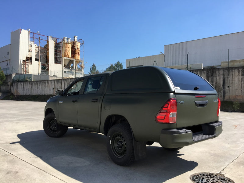 Linextras Starlux – Hard top in vetroresina Toyota Hilux Revo 2015–2020 Double Cab senza finestrini laterali – foto 3