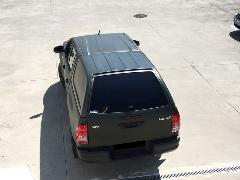 Linextras Starlux – Hard top in vetroresina Toyota Hilux Revo 2015–2020 Double Cab senza finestrini laterali – foto 4