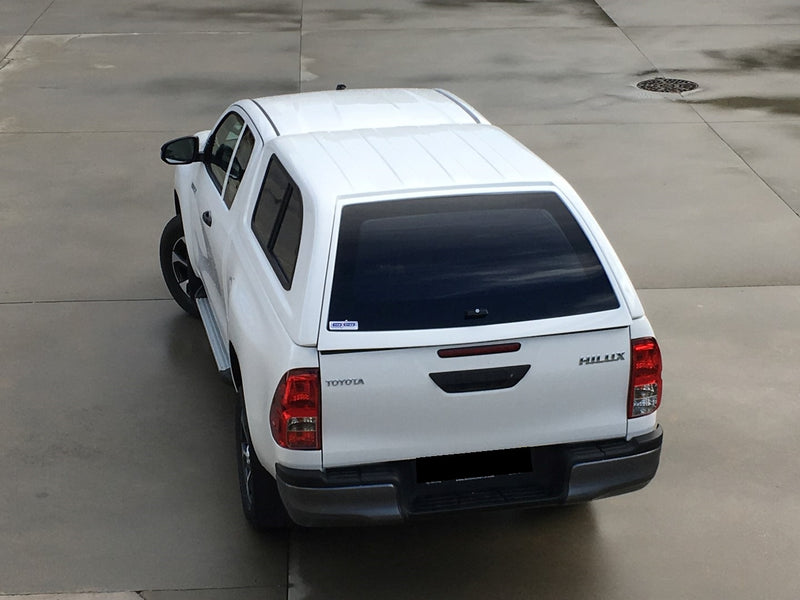 Linextras Starlux – Hard top in vetroresina Toyota Hilux Revo 2015–2020 Extra Cab con finestrini laterali – foto 4