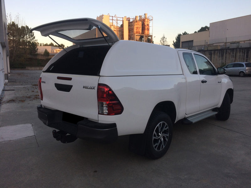 Linextras Starlux – Hard top in vetroresina Toyota Hilux Revo 2015–2020 Extra Cab senza finestrini laterali – foto 7