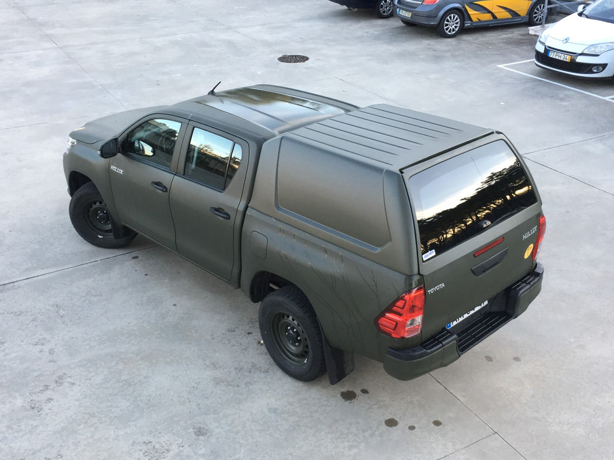 Linextras Starflex – Hard top in vetroresina Toyota Hilux Revo 2015–2020 Double Cab senza portelli laterali – foto 1