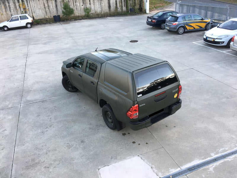 Linextras Starflex – Hard top in vetroresina Toyota Hilux Revo 2015–2020 Double Cab senza portelli laterali – foto 3
