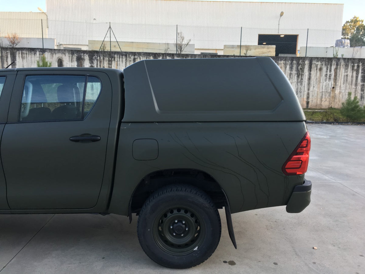Linextras Starflex – Hard top in vetroresina Toyota Hilux Revo 2015–2020 Double Cab senza portelli laterali – foto 6