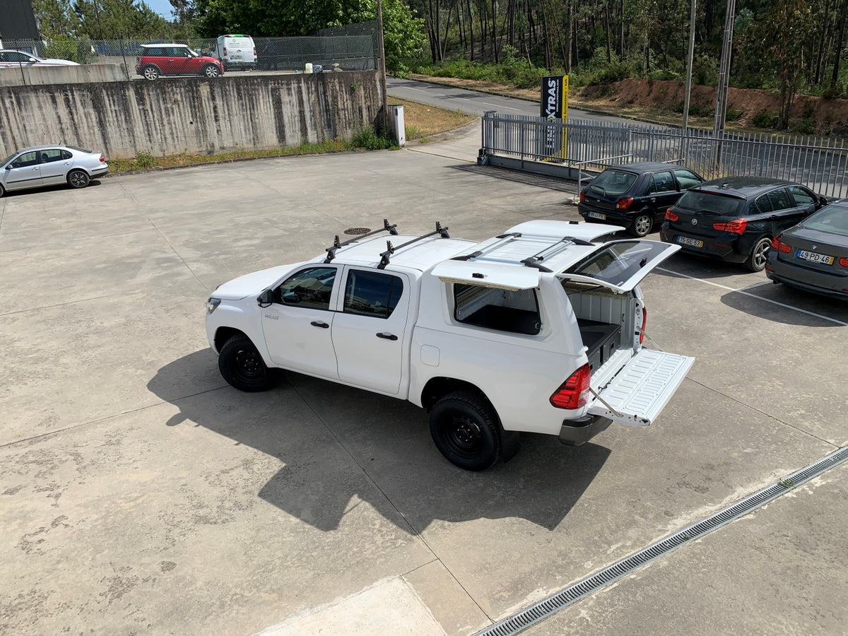 Linextras Starflex – Hard top in vetroresina Toyota Hilux Revo 2015–2020 Double Cab con portelli laterali – foto 3
