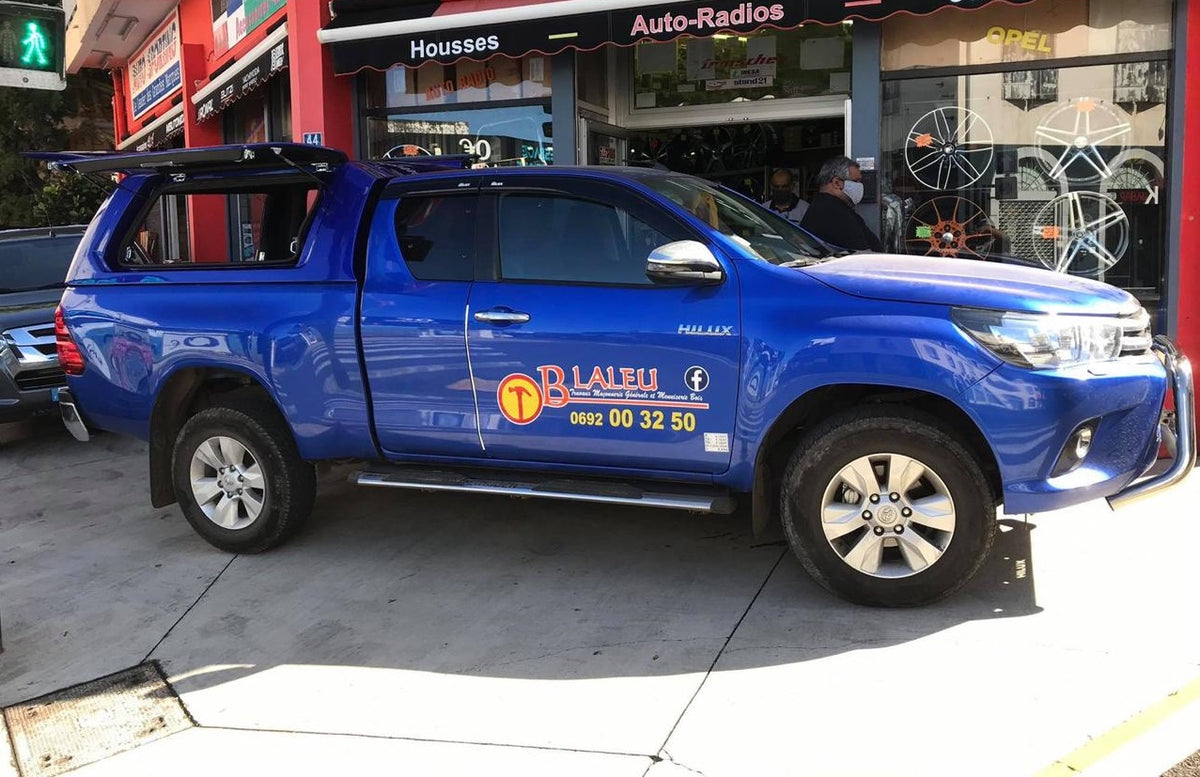 Linextras Starflex – Hard top in vetroresina Toyota Hilux Revo 2020–2025 Extra Cab con portelli laterali – foto 3