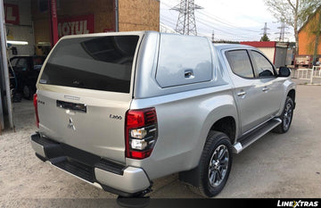 Linextras Starflex – Hard top in vetroresina Mitsubishi L200 / Triton 2019+ Double Cab senza portelli laterali