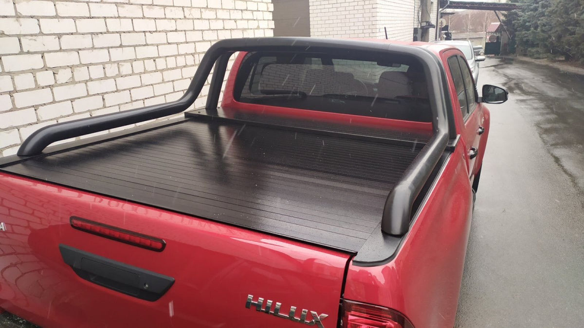 Linextras Top-Roll Line EVO elettrico – Copertura avvolgibile cassone Toyota Hilux Revo 2015–2025 Double Cab – foto indicativa