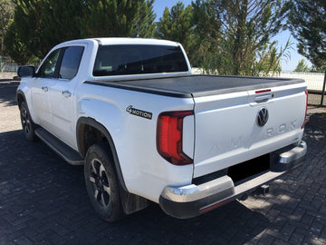Linextras Top-Roll Line EVO elettrico nero – Copertura avvolgibile cassone Volkswagen Amarok 2023+ Double Cab