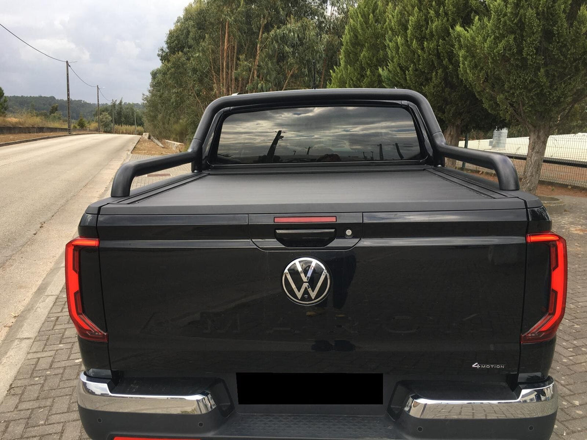 Linextras Top-Roll Line EVO elettrico nero – Copertura avvolgibile cassone Volkswagen Amarok 2023+ Double Cab – foto indicativa