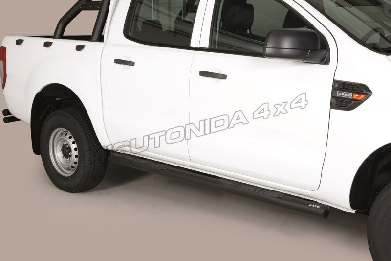 Pedane laterali Ford Ranger Double Cab 2019–2022 GP/295/PL versione nera