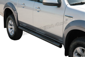 Pedane laterali Grand Pedana Ford Ranger Double Cab 2007–2009 Inox nero