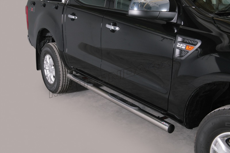 Pedane laterali Ford Ranger Double Cab 2012–2015 GP/295/IX inox lucido