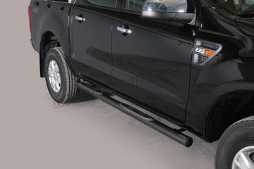 Pedane laterali Grand Pedana Ford Ranger Double Cab 2012–2015 Inox nero