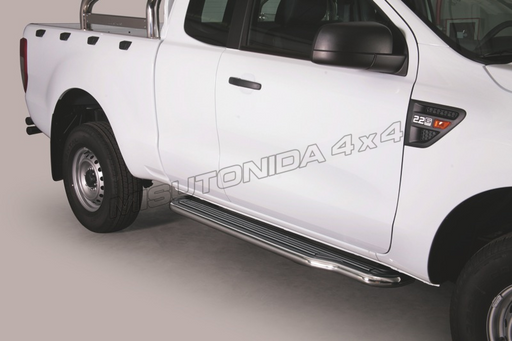 Pedane laterali Ford Ranger Super Cab dal 2012 Misutonida P/330/IX inox lucido