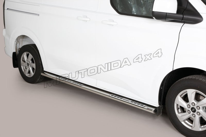 Pedane laterali Ford Transit Custom / Tourneo Custom L1 dal 2024 DSP/515/L1 inox lucido