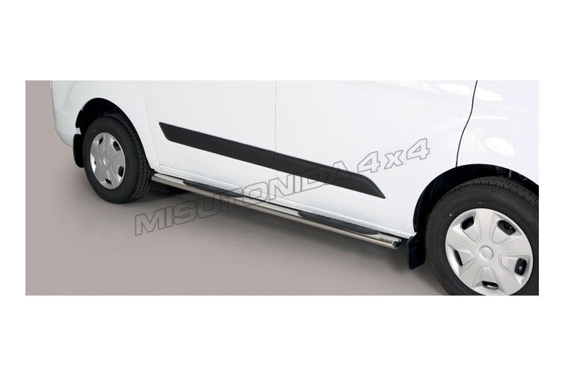 Pedane laterali Ford Transit Custom / Tourneo Custom SWB/L1 2018–2023 Misutonida GPO/339/IX inox lucido