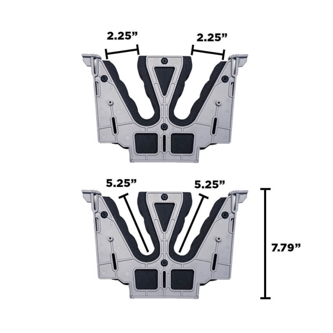 Supporti porta fucili DECKED Piecekeepers per cassetto stretto 11″
