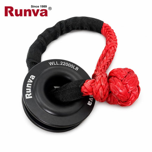Carrucola ad anello in alluminio RUNVA RCR22000 con grillo sintetico