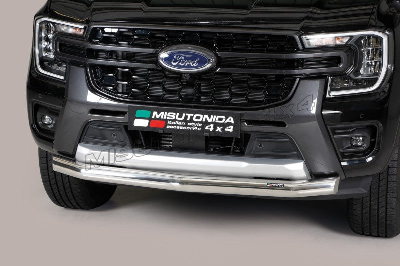 Protezione anteriore Ford Ranger Double Cab dal 2023 Misutonida SLF/525/IX inox lucido