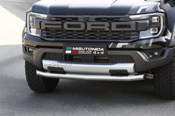 Protezione anteriore Ford Ranger Raptor dal 2023 Inox lucido Ø76 mm