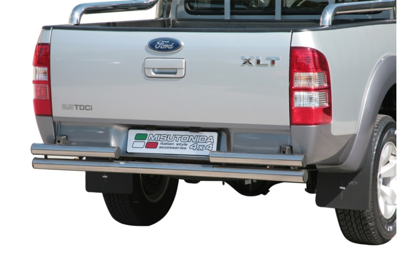 Protezione posteriore Ford Ranger Double Cab 2007–2009 2PP/204/IX inox lucido
