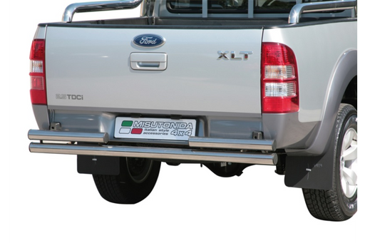 Protezione posteriore Ford Ranger Double Cab 2007–2009 2PP/204/IX inox lucido
