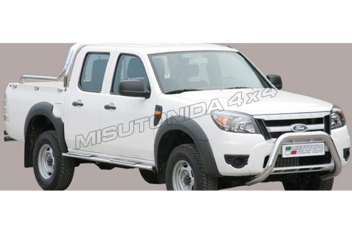 Protezione posteriore Ford Ranger Double Cab 2009–2011 DBR/250/IX inox lucido