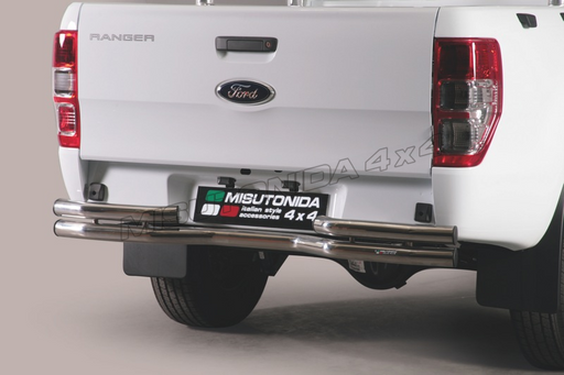 Protezione posteriore Ford Ranger Super Cab dal 2012 DBR/330/IX inox lucido