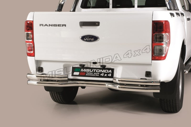 Protezione posteriore Ford Ranger Double Cab 2019–2022 DBR/330/IX inox lucido