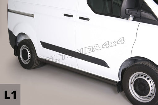 Protezioni laterali Ford Transit Custom SWB/L1 2013–2017 TPS/339/PL versione nera