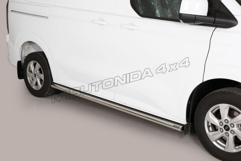 Protezioni laterali Ford Transit Custom / Tourneo Custom L1 dal 2024 TPSO/515/L1 inox lucido