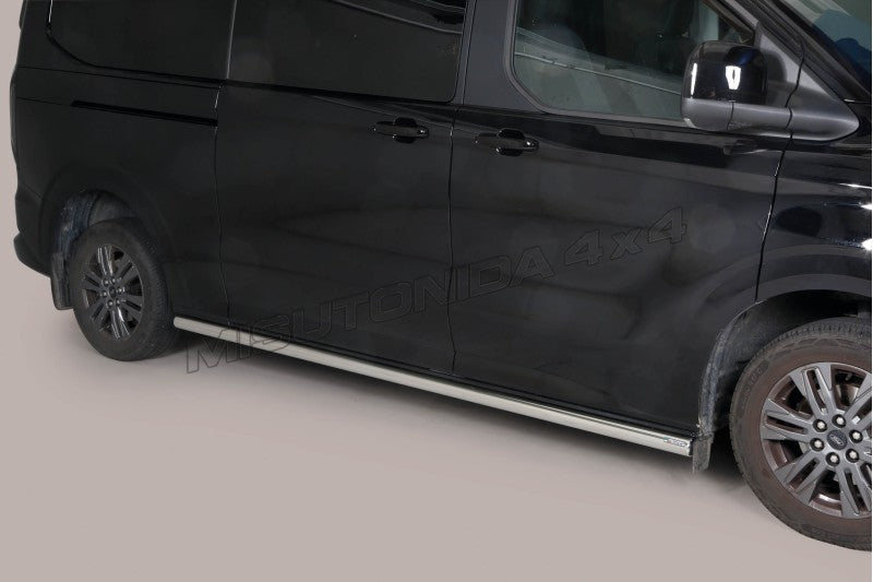 Protezioni laterali Ford Transit Custom / Tourneo Custom L2 dal 2024 TPS/515/L2 inox lucido