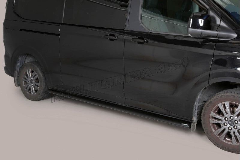 Protezioni laterali Ford Transit Custom / Tourneo Custom L2 dal 2024 TPSO/515/L2/PL versione nera