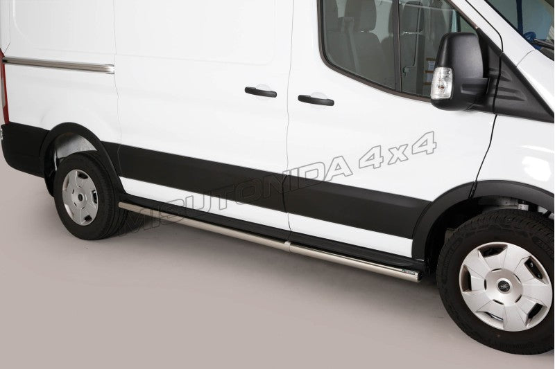 Protezioni laterali Ford Transit L2 dal 2025 TPS/368/L2 inox lucido