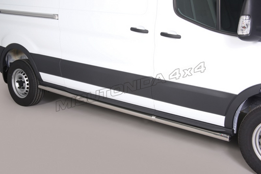 Protezioni laterali Ford Transit 2014–2024 TPS/368/IX inox lucido