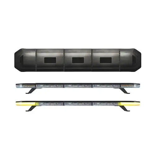 Barra lampeggiante LED ambra R65, 1103 mm, lampeggio alle estremità – ElectraQuip – immagine 2