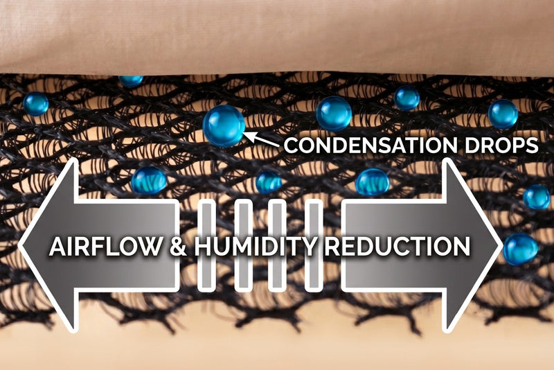 Rete sottomaterasso AutoHome Air Circulation System – flusso d’aria e riduzione della condensa