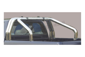 Roll Bar Ford Ranger Double Cab 2016–2018 Inox lucido Ø76 mm (RLSS/3295/IX)
