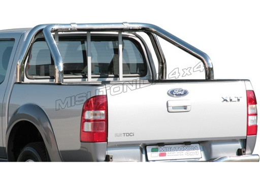 Roll bar Ford Ranger Double Cab 2007–2009 Misutonida RLSS/2204/IX inox lucido