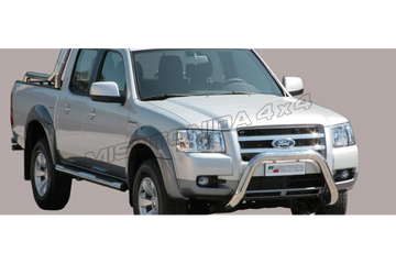 Roll Bar Ford Ranger Double Cab 2007–2009 Inox lucido Ø76 mm (RLSS/3204/IX)