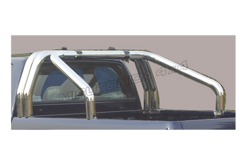 Roll Bar Ford Ranger Double Cab 2012–2015 Inox lucido Ø76 mm (RLSS/3295/IX)