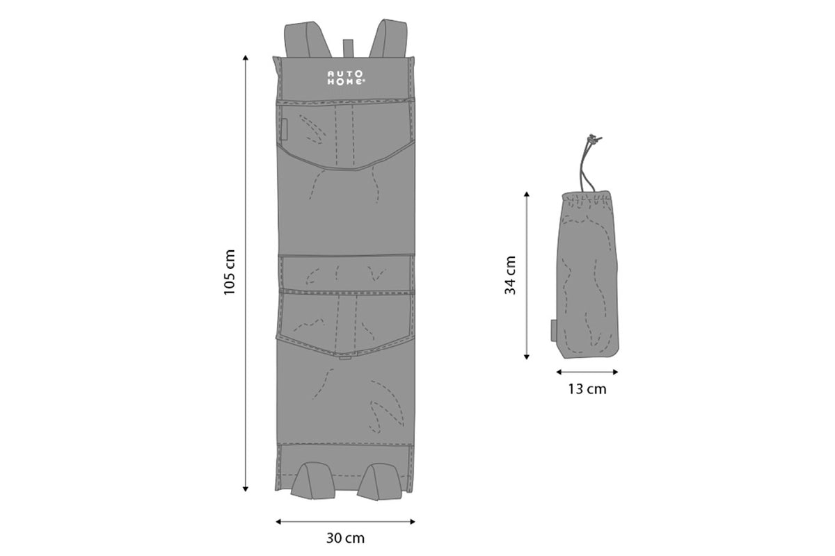 Roll-up pockets AutoHome – misure