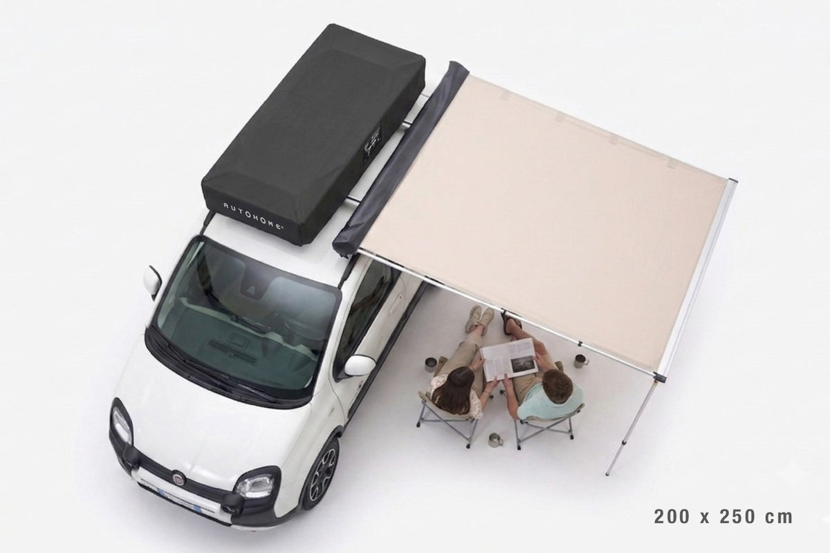 Rolling Top Soft AutoHome – versione Overcamp, vista dall’alto