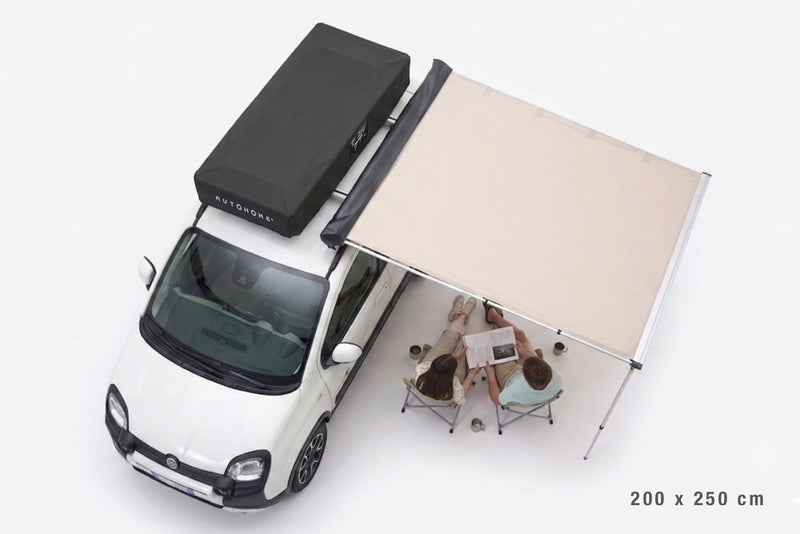 Rolling Top Soft AutoHome – versione Overcamp, vista dall’alto
