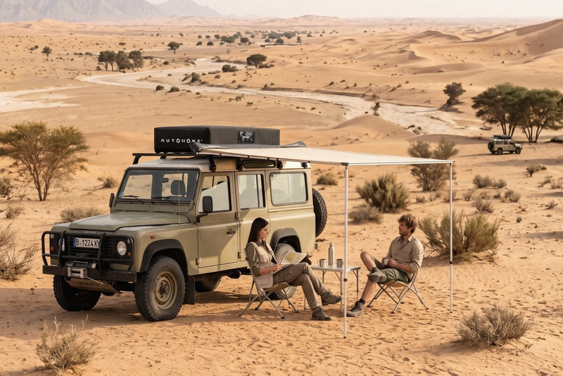 Rolling Top Soft AutoHome – in uso nel deserto