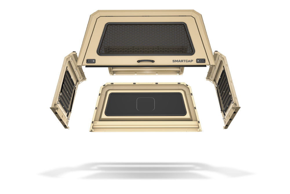 RSI SmartCap EVO LC Commercial: particolare costruttivo dell'hard top in acciaio inox