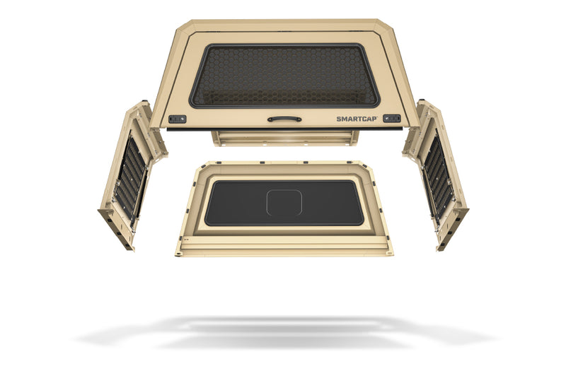 RSI SmartCap EVO LC Commercial: particolare costruttivo dell'hard top in acciaio inox
