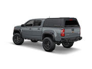 Hard top RSI SmartCap EVOa Adventure per Chevrolet Colorado / GMC Canyon 2015–2022 Extended Cab 6', vista posteriore 3/4 su sfondo bianco