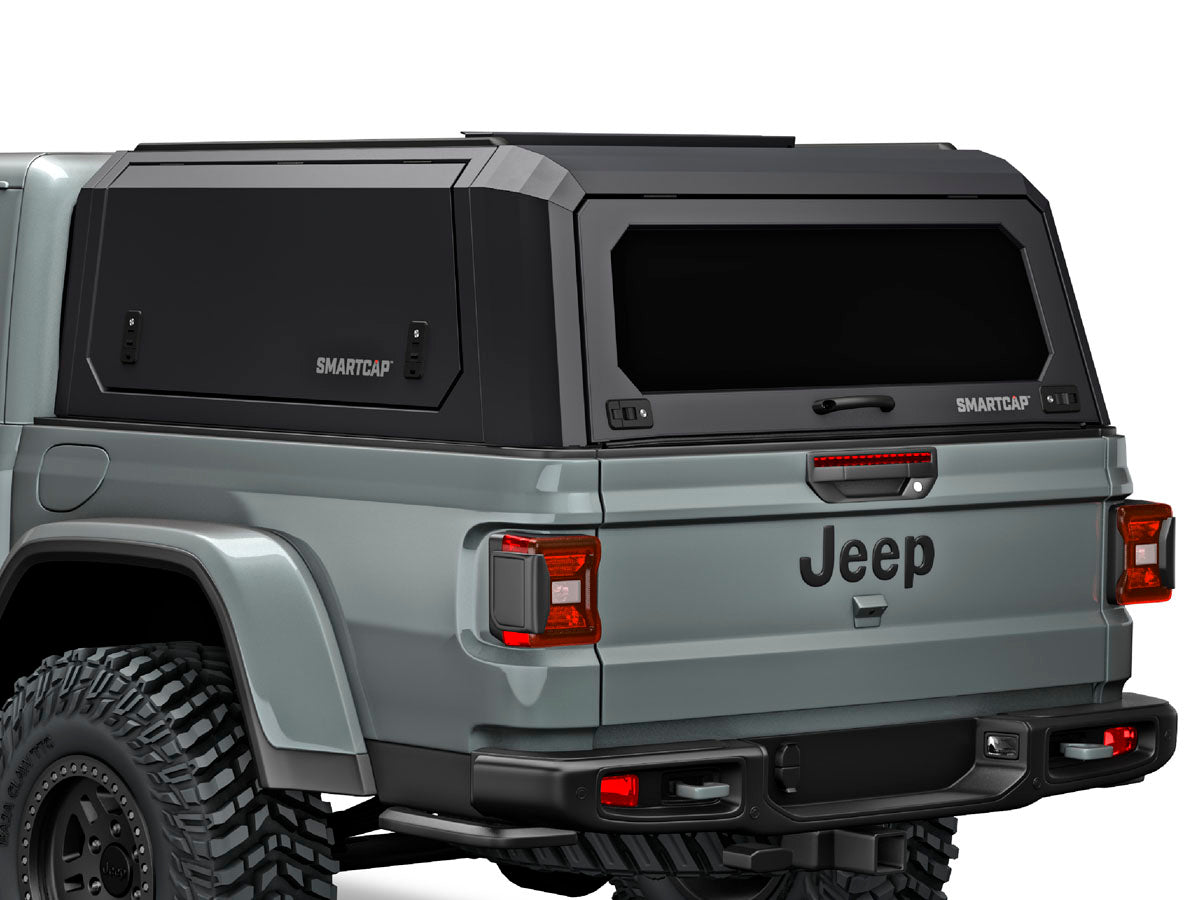 Hard top RSI SmartCap EVOa Adventure per Jeep Gladiator 2019+, vista posteriore 3/4 ravvicinata