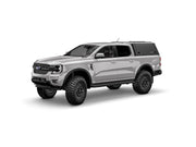 Hard top RSI SmartCap EVOc Commercial per Ford Ranger 2023+ Double Cab, vista anteriore 3/4 su sfondo bianco